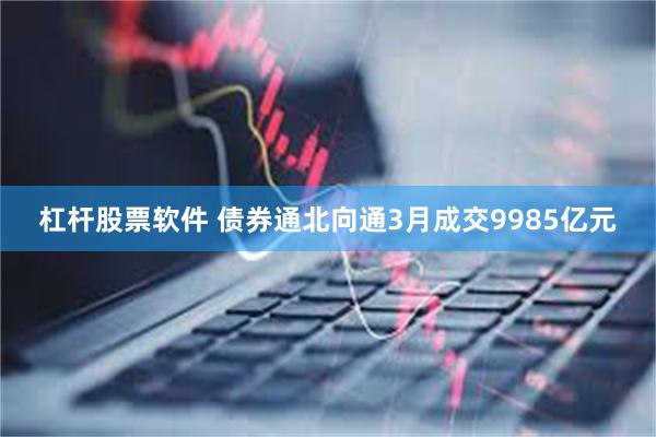 杠杆股票软件 债券通北向通3月成交9985亿元