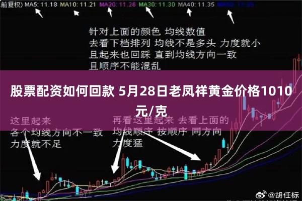 股票配资如何回款 5月28日老凤祥黄金价格1010元/克