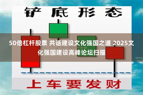 50倍杠杆股票 共话建设文化强国之道 2025文化强国建设高峰论坛扫描
