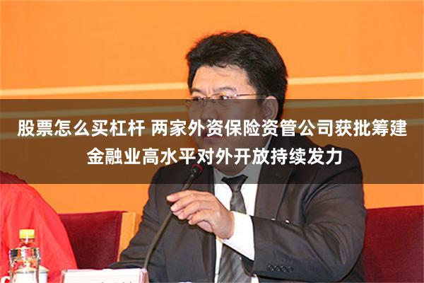 股票怎么买杠杆 两家外资保险资管公司获批筹建 金融业高水平对外开放持续发力